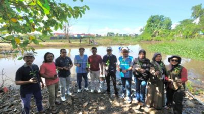 Tanam 400 Pohon, PLN dan Warga Katimbang Perkuat Mitigasi Banjir Berbasis Lingkungan