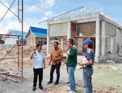 Bupati Majene Tinjau Progres Pembangunan Kampung Nelayan di Baurung