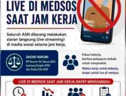 BKPSDM Majene Tegaskan Larangan Live Media Sosial Saat Jam Kerja bagi ASN