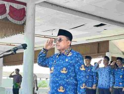 Bupati Majene Pimpin HKN dan Luncurkan Core Values ASN BerAKHLAK Pasca Tahun Baru Islam 1448 H