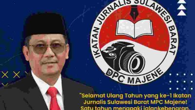 Kadis Kominfo Majene Sampaikan Ucapan Selamat HUT ke-1 DPW IJS Sulbar Wilayah Kabupaten Majene : Pers Mitra Strategis Pembangunan Daerah