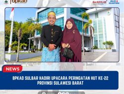 Momentum HUT ke-22 Sulawesi Barat, BPKAD Sulbar Perkuat Semangat Mengabdi dan Berkarya